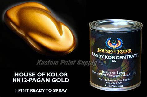 Elevate Your Home's Style with House of Kolor Pagan Gold: An Exquisite Choice for Interior Design